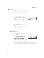 Preview for 20 page of Alinco DR-735T(2) Instruction Manual