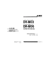 Alinco DR-M03 Instruction Manual preview