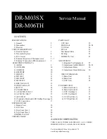 Alinco DR-M03SX Service Manual preview