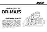 Alinco DR-MX15 Instruction Manual preview