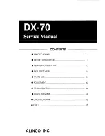 Alinco DX-70 Service Manual preview