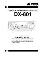 Alinco DX-801 Instruction Manual preview