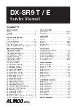 Alinco DX-SR9 E Service Manual preview