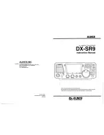 Alinco DX-SR9 Instruction Manual preview