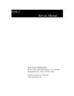 Preview for 1 page of Alinco EDX-2 s Service Manual