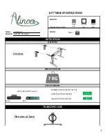 Preview for 1 page of Alinea ECO ALN-T01-2L2S-NR Assembly And Instructions