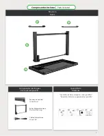 Preview for 3 page of Alinea SOHO PLUS Assembly And Instructions