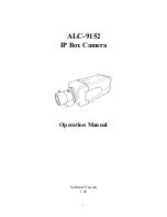 Предварительный просмотр 1 страницы Alinking ALC-9152 Operation Manual