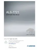 Alinking ALS-7721 User Manual preview