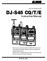 Alinko DJ-S45 CQ Instruction Manual preview