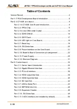 Предварительный просмотр 3 страницы Alinx ARTIX-7 FPGA User Manual