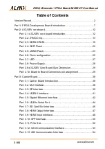 Предварительный просмотр 3 страницы Alinx ZYNQ UltraScale+ User Manual