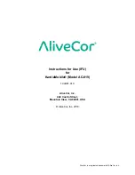 Preview for 1 page of AliveCor KardiaMobile AC-019 Instructions For Use Manual