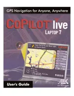 ALK CoPilot Live Laptop 7 User Manual preview