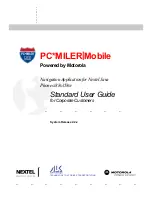 ALK PC MILER Mobile Standard User Manual preview