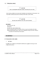 Preview for 5 page of Alkalite VersaBar 270 User Manual