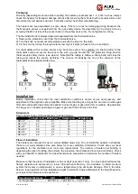 Предварительный просмотр 3 страницы Alke AP-1 Series User, Service And Installation Manual