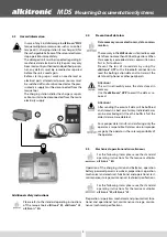 Предварительный просмотр 5 страницы alkitronic CLSD 100 Operation And Maintenance Manual