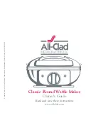 all-clad Classic Round Waffle Maker Owner'S Manual предпросмотр