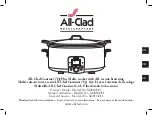 Предварительный просмотр 1 страницы all-clad Gourmet Plus SD850D51 Owner'S Manual