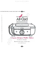 all-clad WD700462 Owner'S Manual предпросмотр