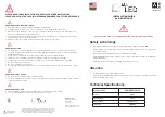 Preview for 1 page of All LED AL-HBNSF150 Installation Manual