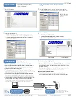 Preview for 2 page of All Motion EZStepper EZ17 Quick Manual