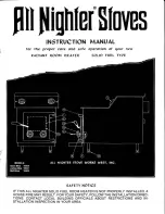 Preview for 1 page of All Nighter Stoves 16304 Instruction Manual