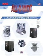 ALL-O-MATIC SL-100 AC Operator'S Manual preview