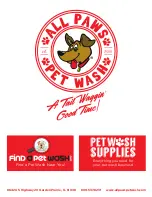 Preview for 13 page of All Paws Pet Wash APW Series Manual