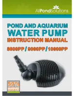 All Pond Solutions 8000PP Instruction Manual предпросмотр