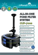 Предварительный просмотр 1 страницы All Pond Solutions CUP-7000 Manual