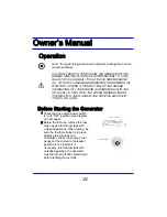 Preview for 24 page of ALL POWER AMERICA APG3002 Owner'S Manual