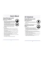 Предварительный просмотр 4 страницы All-Power APC4003 Owner'S Manual