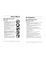 Предварительный просмотр 5 страницы All-Power APC4003 Owner'S Manual