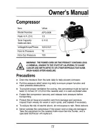 Preview for 14 page of All-Power APC4008 Owner'S Manual