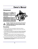 Preview for 15 page of All-Power APC4009 Owner'S Manual