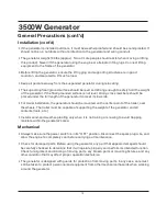 Preview for 12 page of All-Power APG3002S Owner'S Manual