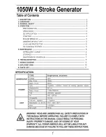 Предварительный просмотр 2 страницы All-Power APG3006 Owner'S Manual