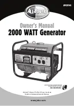 Предварительный просмотр 1 страницы All-Power APG3014G Owner'S Manual