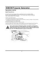 Preview for 24 page of All-Power APG3590CN Owner'S Manual