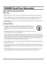 Preview for 9 page of All-Power APGG10000GL Owner'S Manual