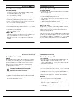 Preview for 3 page of All-Power APGG4000 Owner'S Manual