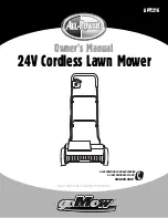 Предварительный просмотр 1 страницы All-Power APT1216 Owner'S Manual