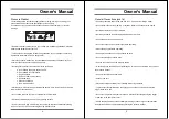 Preview for 3 page of All-Power APW5120 Owner'S Manual