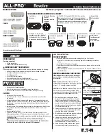 All-Pro Revolve REV218535M Instruction Manual preview