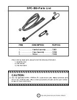 Предварительный просмотр 3 страницы All-Pro SPC-500 Operating Instructions Manual