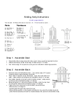 All Things Cedar Folding Andy FA20U Instructions предпросмотр