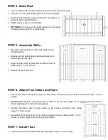 Preview for 3 page of All Things Cedar Garden Hutch GH50 Assembly Instructions