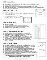 Preview for 4 page of All Things Cedar Garden Hutch GH50 Assembly Instructions